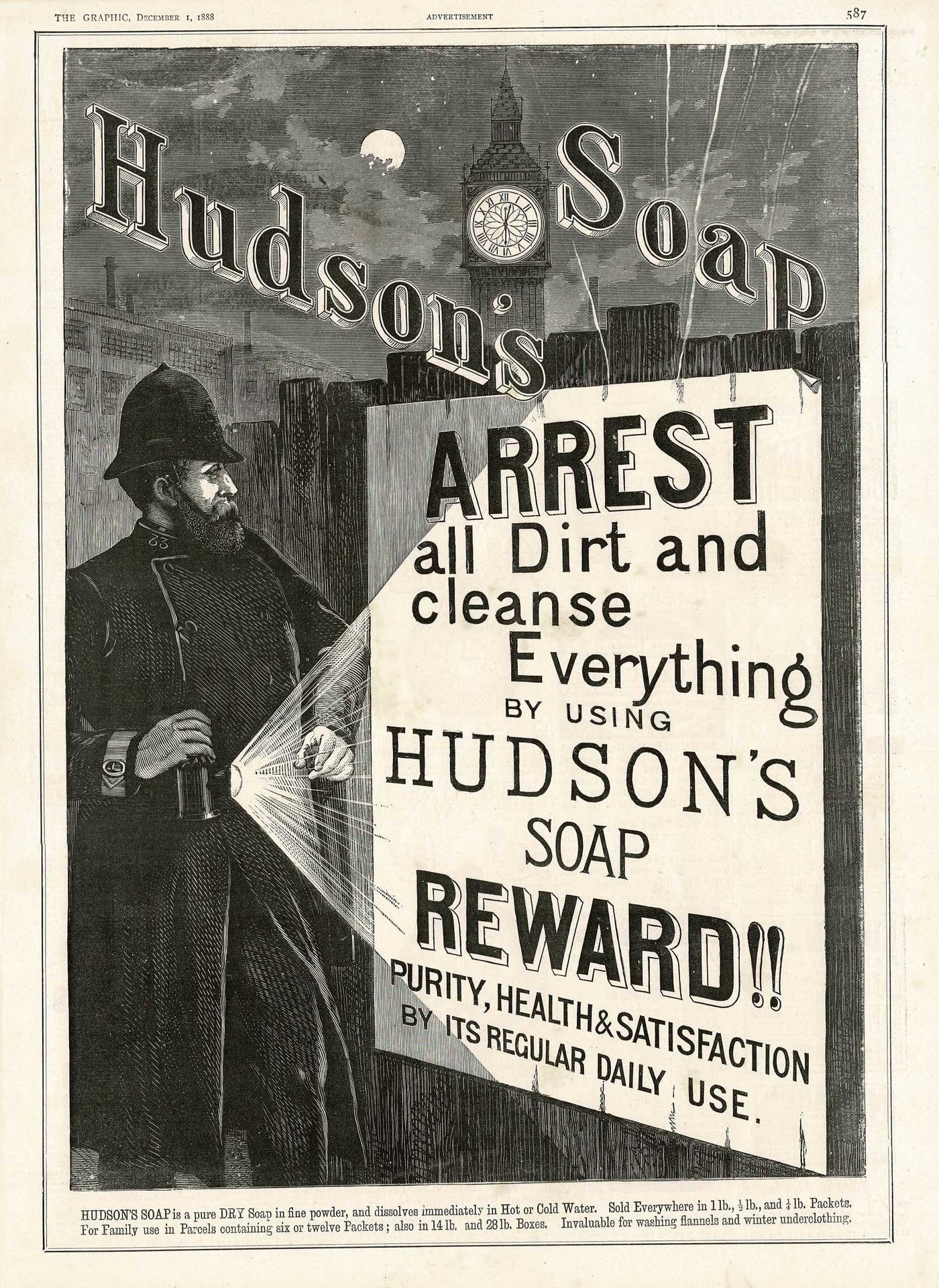 Jack the Ripper related advert published December 1888