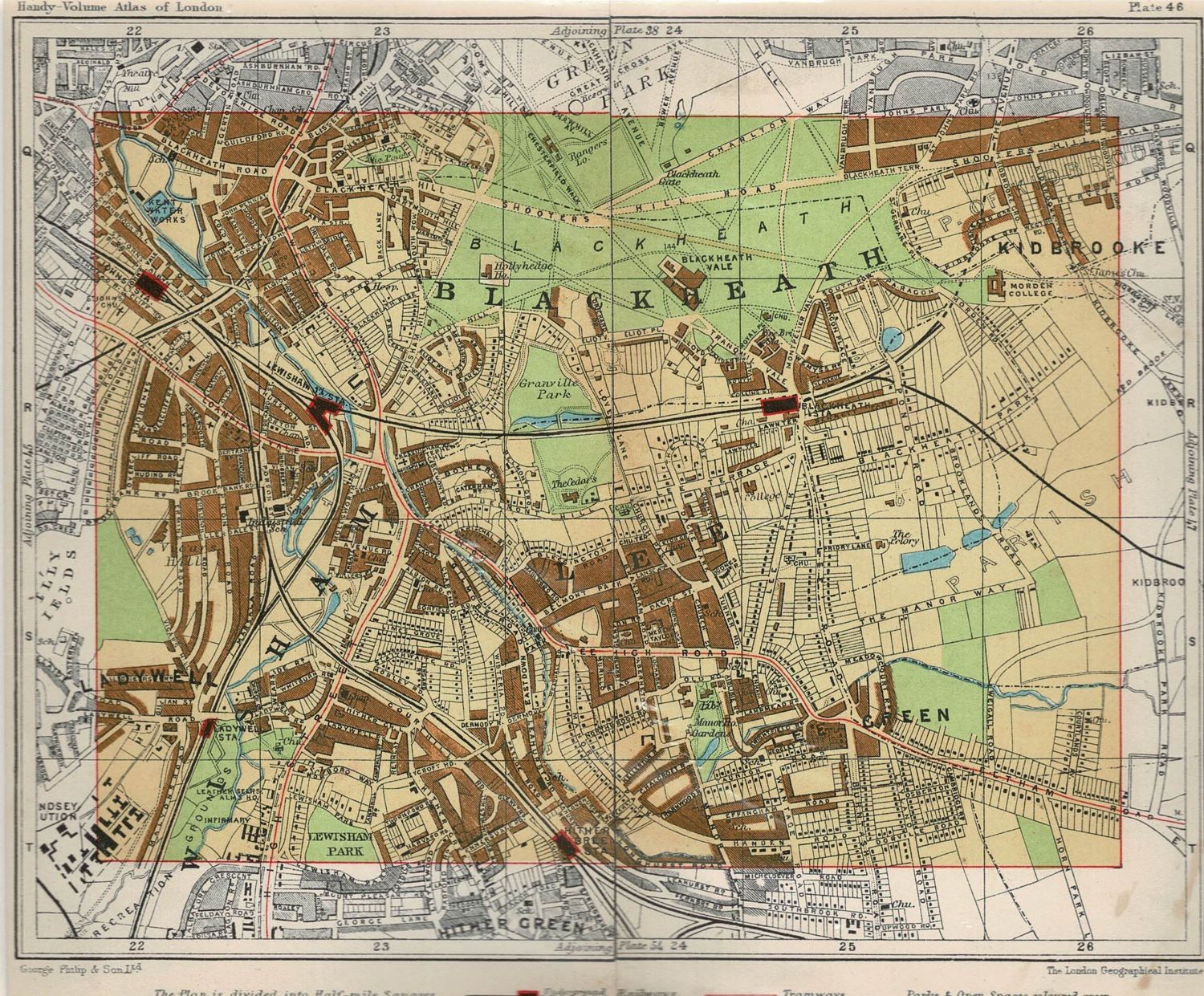 Blackheath antique map 1922 – Maps and Antique Prints