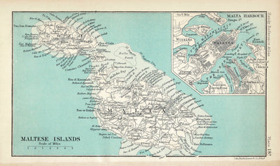 Central Europe antique map published 1909