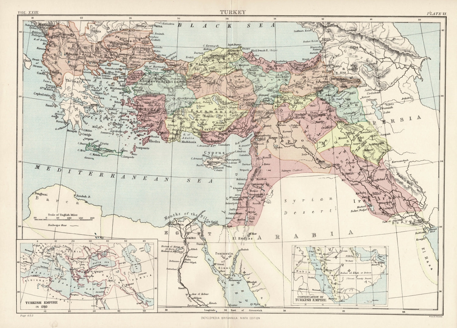 Turkey antique map – Maps and Antique Prints