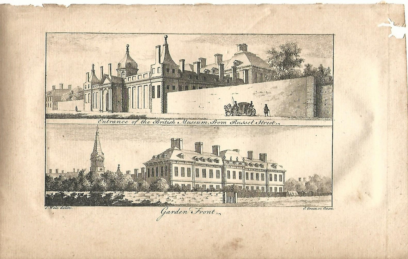 British Museum antique print published 1776