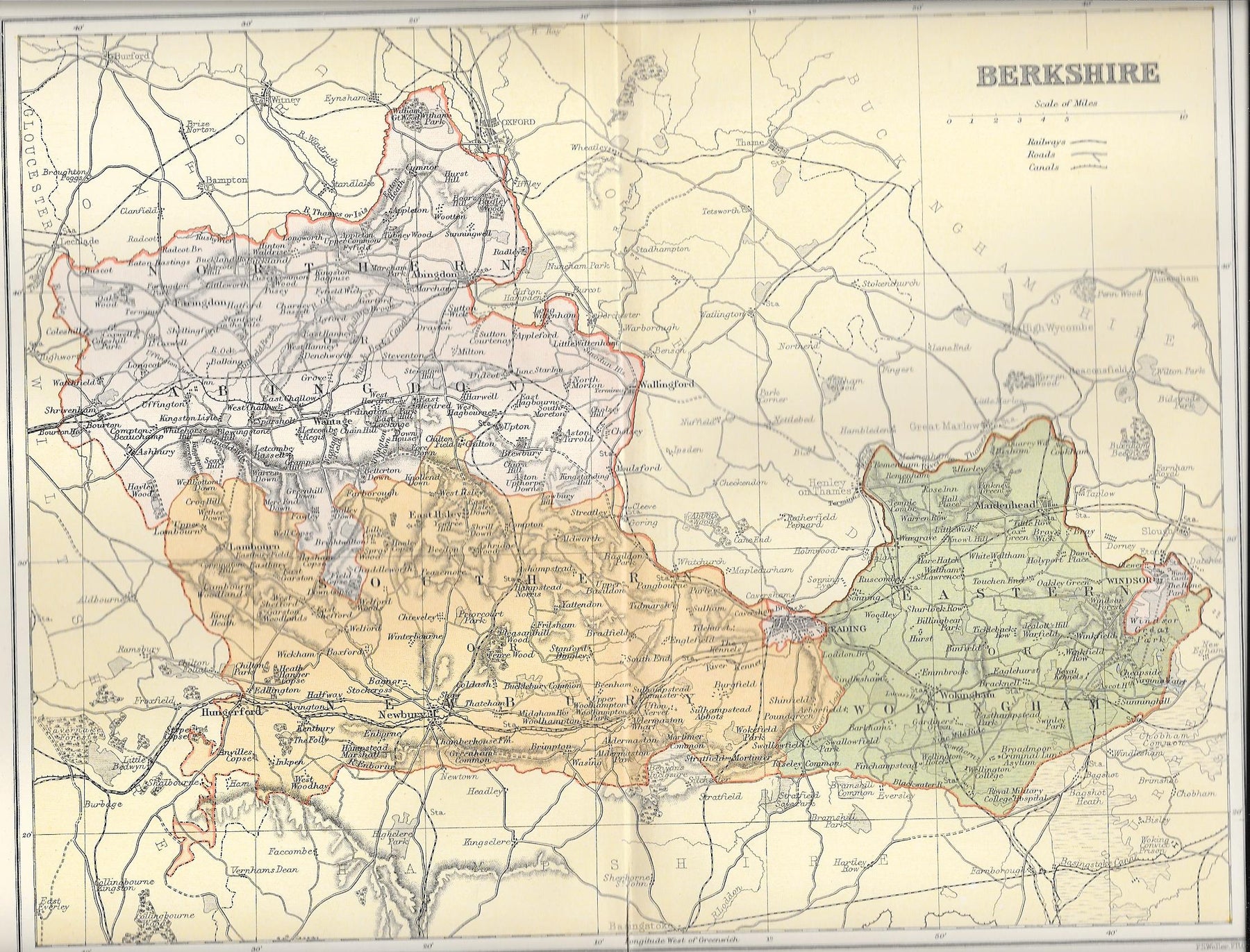 Berkshire Antique Map – Frontispiece_Maps