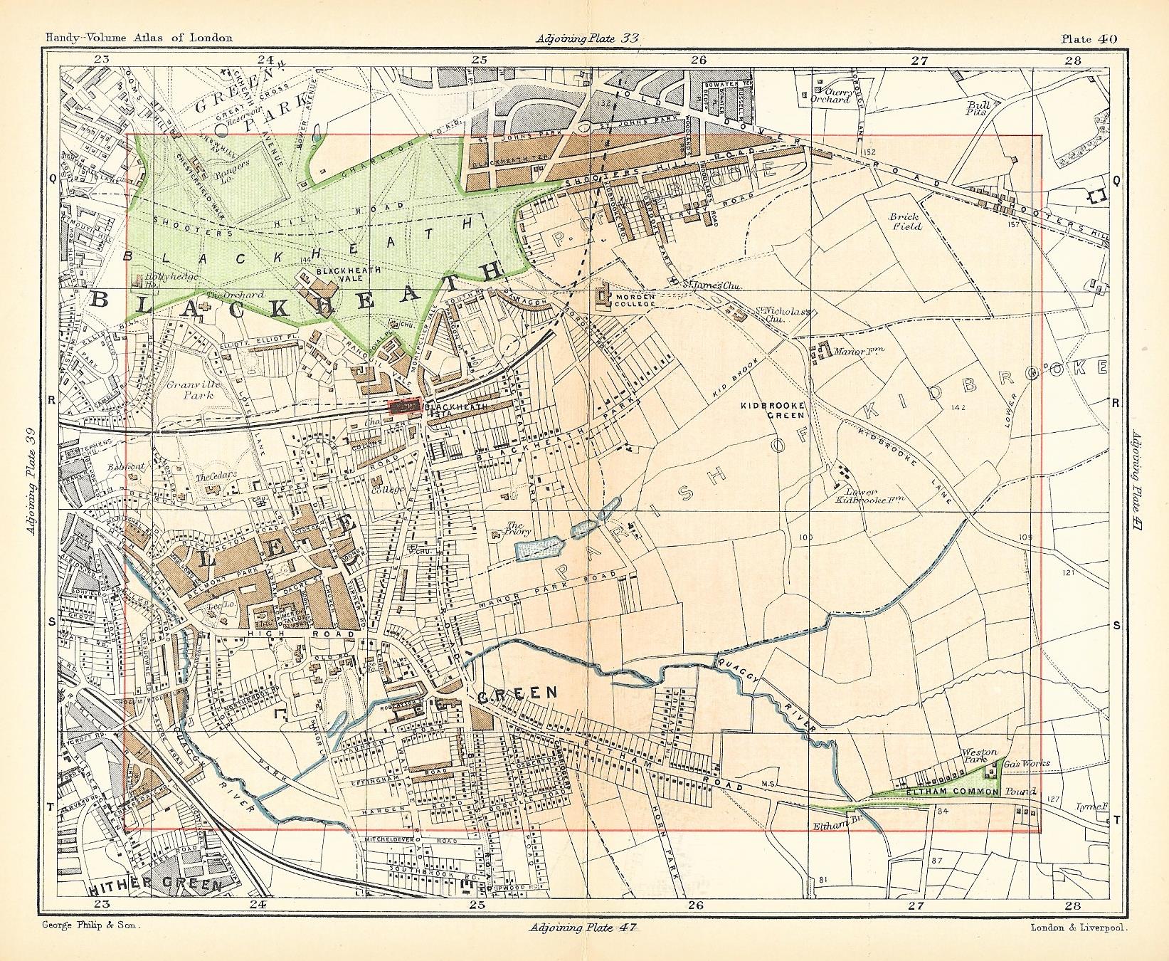 Blackheath antique map – Maps and Antique Prints