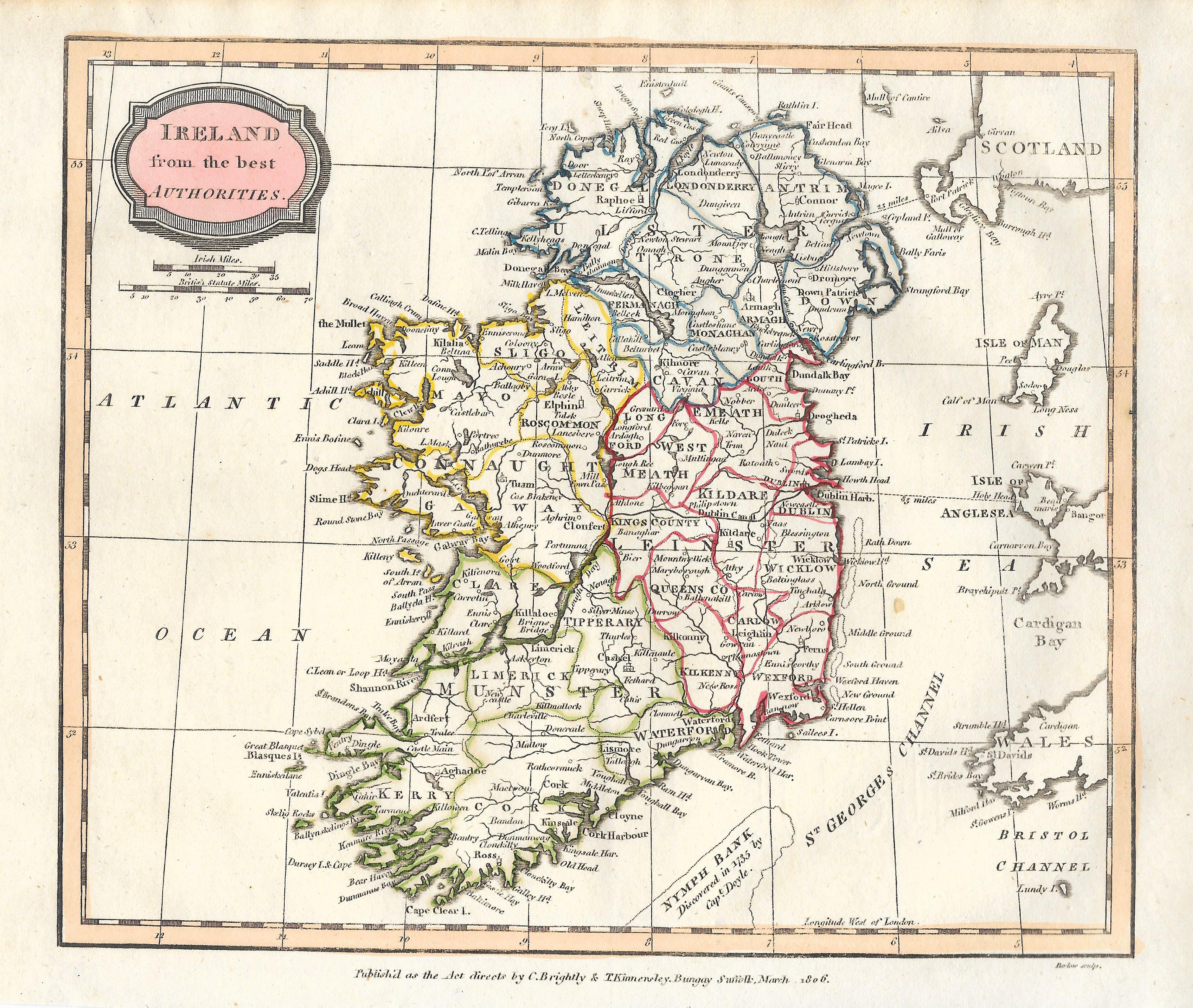 Ireland antique map – Maps and Antique Prints