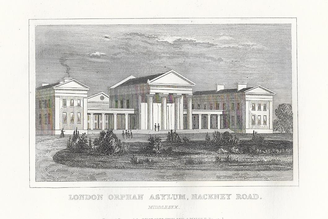 Hackney Road Clapton London Orphan Asylum 1845