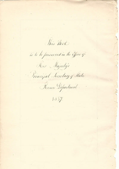 Stratford upon Avon antique map Boundary Commission 1837