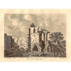 Cleeve Abbey Somersetshire antique print 1785