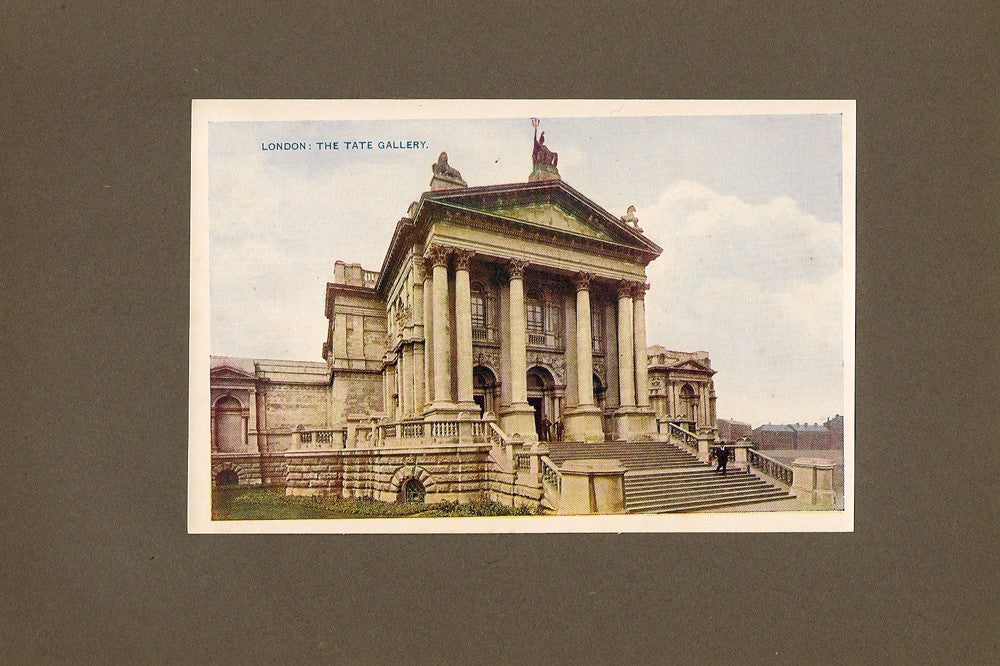 Tate Gallery London antique print 1914