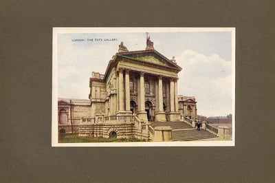 Tate Gallery London antique print 1914